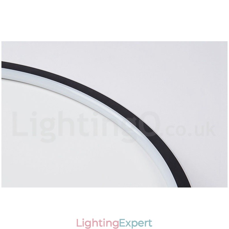 Ultra Thin Dimmable Modern Contemporary Nordic Style Flush Mount Ceiling Lights with Remote Control Also Can Be Used As Wall Light
