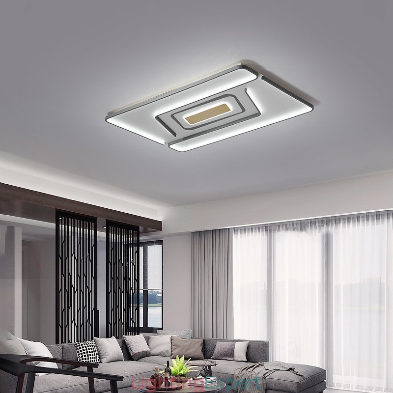 Rectangle Modern Contemporary Flush Mount Light
