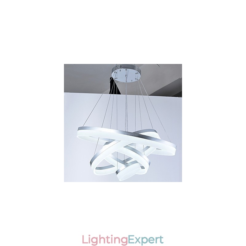 Acrylic Chandelier Ring Pendant Light Lighting Fixtures with