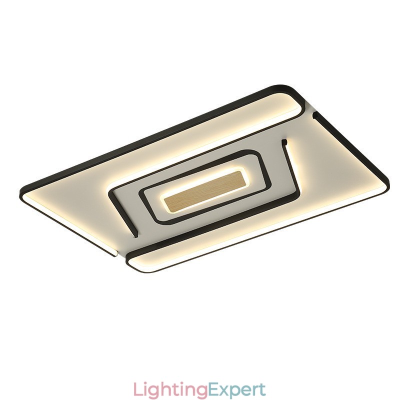 Rectangle Modern Contemporary Flush Mount Light