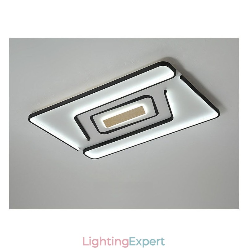 Rectangle Modern Contemporary Flush Mount Light