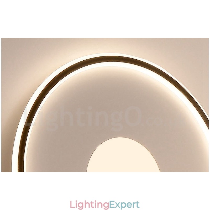 Ultra Thin Dimmable Modern Contemporary Nordic Style Flush Mount Ceiling Lights with Remote Control Also Can Be Used As Wall Light