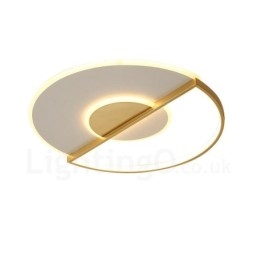 Gold Ultra Thin Modern Contemporary Nordic Style Flush Mount Ceiling Lights with Remote Control Also Can Be Used As Wall Light