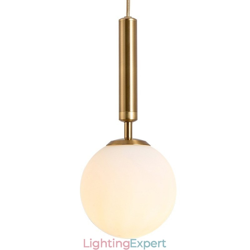 Modern Contemporary Pendant Light with Glass Shade