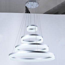 Acrylic Chandelier Ring Pendant Light Lighting Fixtures with
