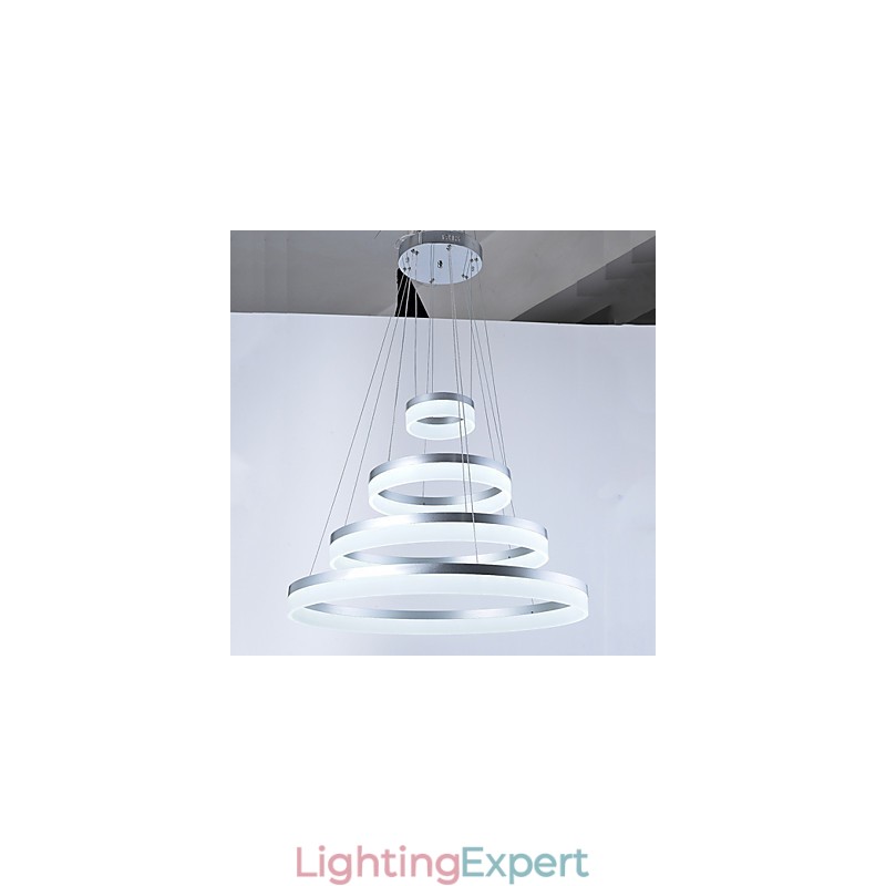 Acrylic Chandelier Ring Pendant Light Lighting Fixtures with