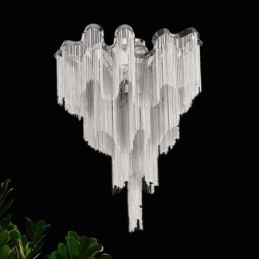 Tassels Chandelier Designer Ceiling Light Silver Gold Colour