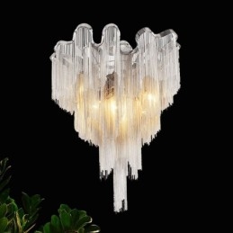 Tassels Chandelier Designer Ceiling Light Silver Gold Colour