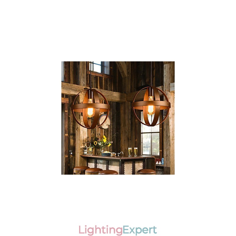 Retro Iron Lamp Modern Minimalist Industrial Style Chandelier