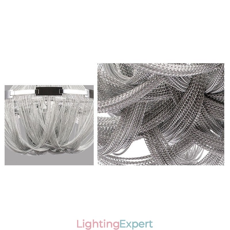 Tassels Chandelier Designer Pendant Light Silver Gold Colour