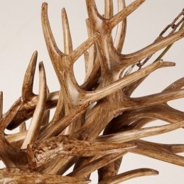 9 Light 4 Tiers Rustic Artistic Retro Antler Antique Chandelier