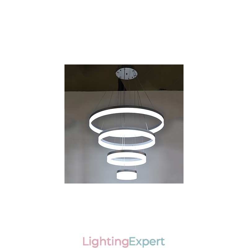 Acrylic Chandelier Ring Pendant Light Lighting Fixtures with