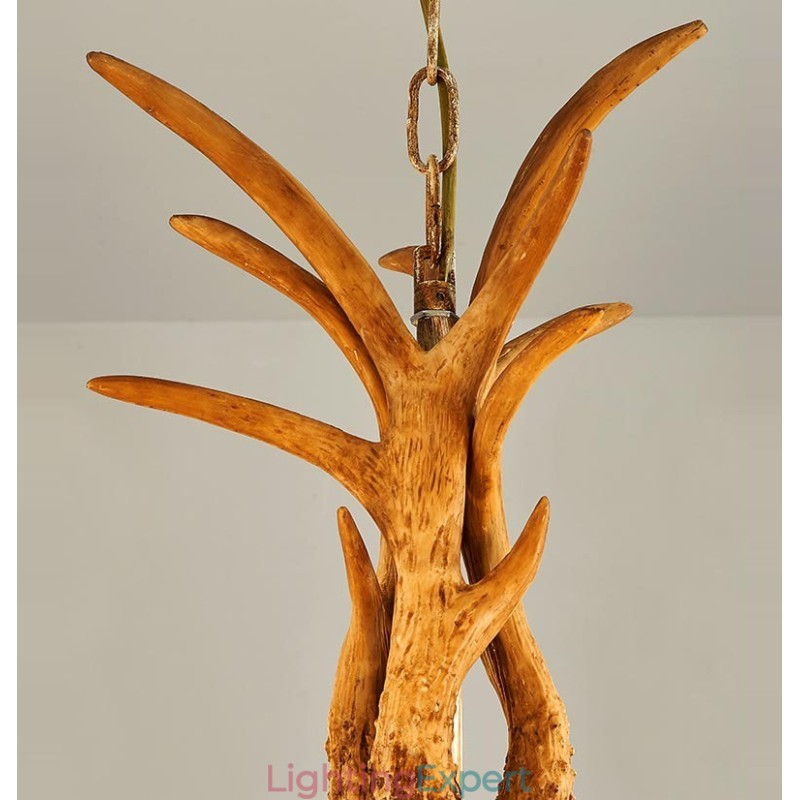 6 Light Rustic Artistic Retro Antler Antique Chandelier