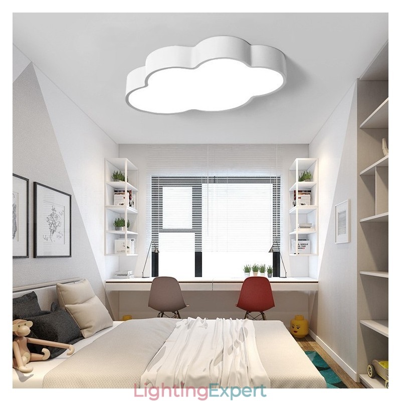 Macaron Multi color Cloud Modern Nordic Style Flush Mount Ceiling Lights with Acrylic Shade