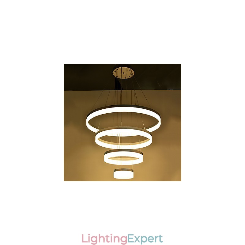 Acrylic Chandelier Ring Pendant Light Lighting Fixtures with