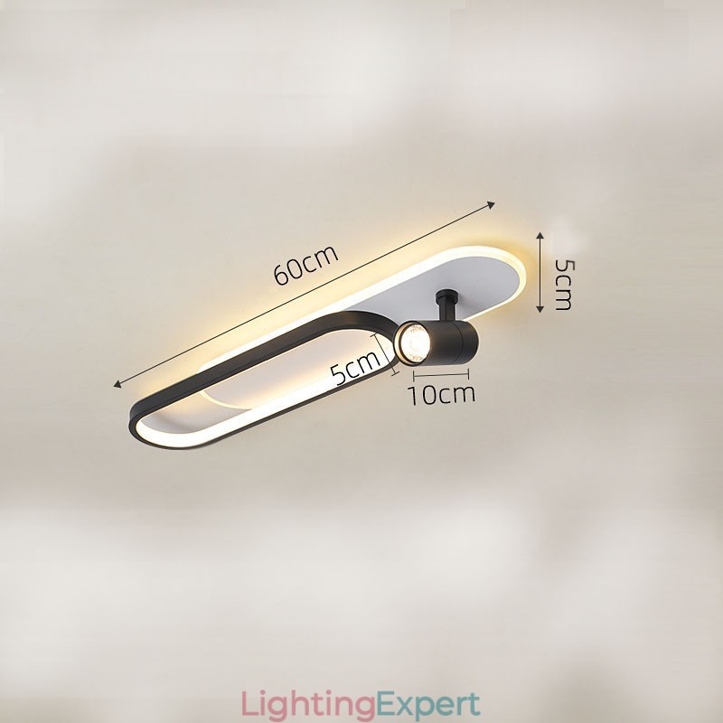 Nordic Long Strip Ceiling Bright Downlight
