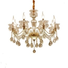 Luxury Crystal Chandelier K9 Crystal Chandelier with Glowing Arm