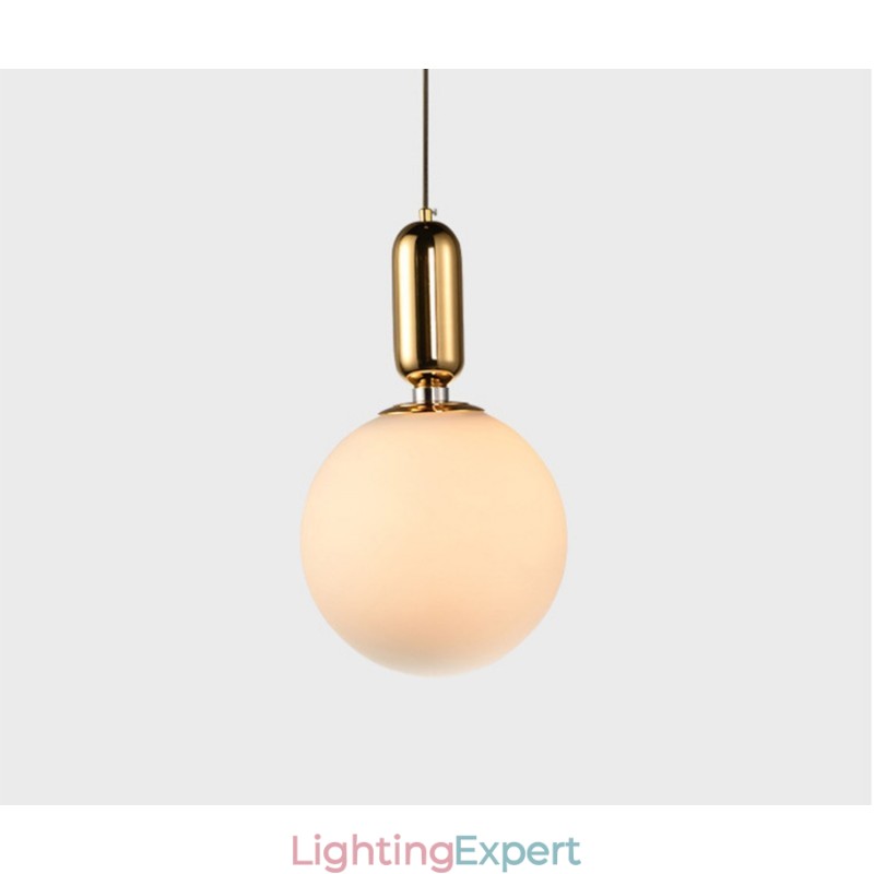 Modern Contemporary Pendant Light with Glass Shade