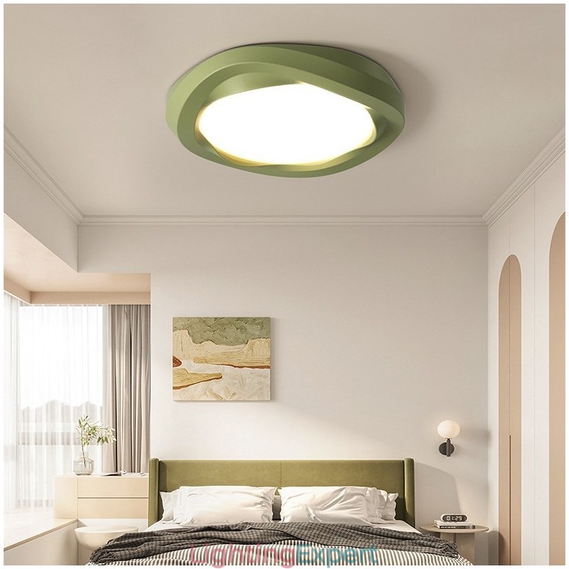 Dimmable Full Spectrum Eye Protection Multi Colours Modern Flush Mount Ceiling Light Indoor Lighting Fixtures