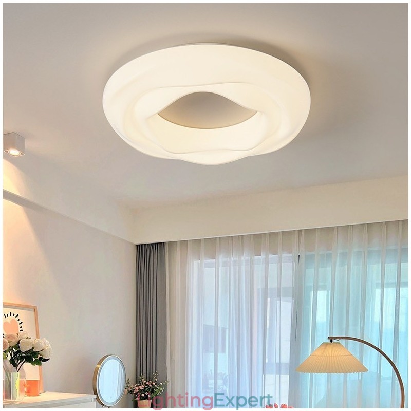 Dimmable Round Modern Flush Mount Ceiling Light Indoor Lighting Fixture
