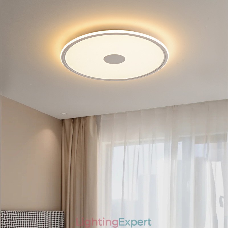 Nordic 3.5cm Thickness Round Full Spectrum Eye Protection Indoor Dimmable Ceiling Light