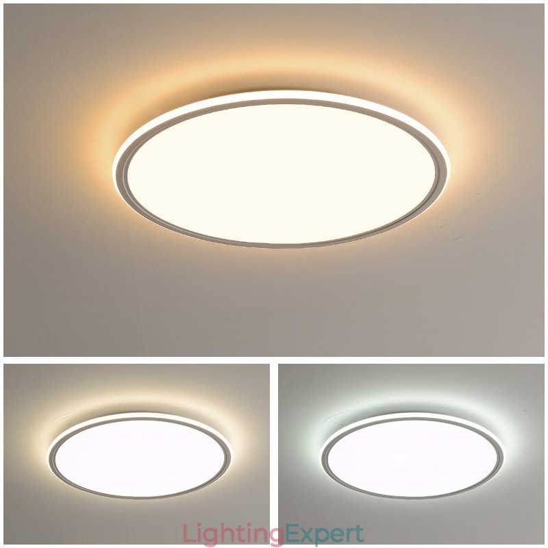 Nordic 3.5cm Thickness Round Full Spectrum Eye Protection Indoor Dimmable Ceiling Light