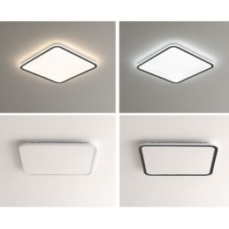 Modern Dimmable Square Flush Mount Ceiling Light Indoor Lighting Fixture