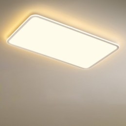 Modern Large Size Dimmable Rectangle Flush Mount Ceiling Light Indoor Lighting Fixture
