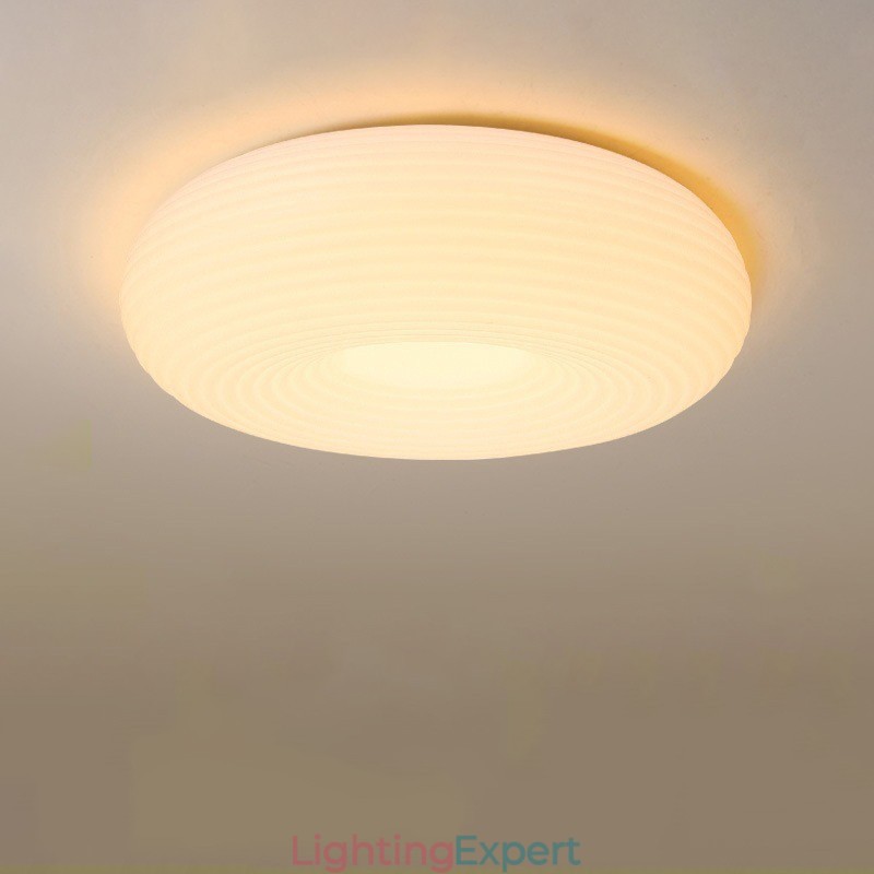 Dimmable Full Spectrum Eye Protection Round Modern Flush Mount Ceiling Light