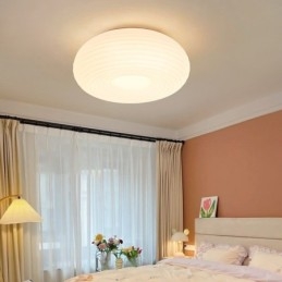 Dimmable Full Spectrum Eye Protection Round Modern Flush Mount Ceiling Light