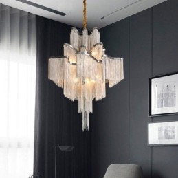Tassels Extra Large Size Chandelier Designer Ceiling Pendant Light