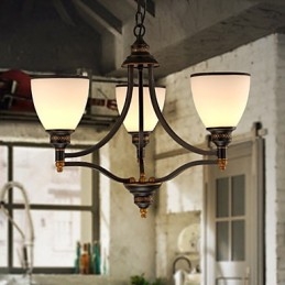 Retro Minimalist Ceiling Lamps European Style Glass Ceiling Lamps Lamp