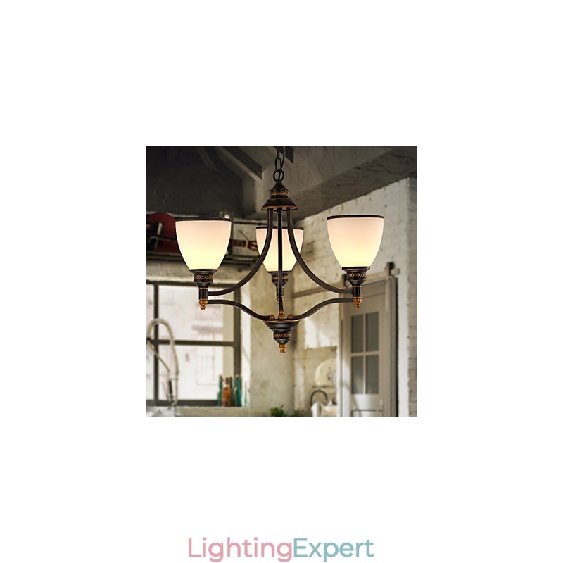 Retro Minimalist Ceiling Lamps European Style Glass Ceiling Lamps Lamp