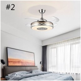 Modern Eletriplating Ceiling Fan Inverter Fan Light