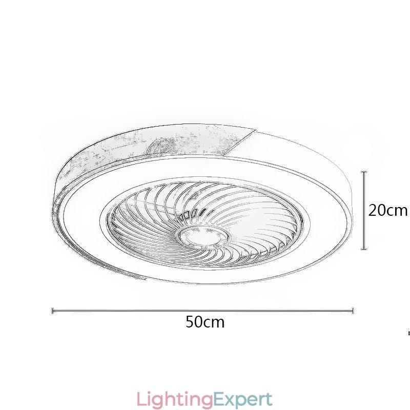 Smart Ceiling Fan With Lights Remote Control Decor Ventilator Lamp