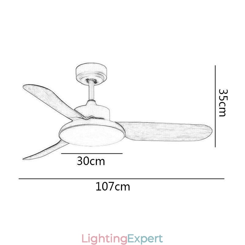 Inverter Fan Lamp Modern Minimalist Ceiling Fan Lamp
