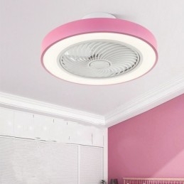 Modern Ceiling Fan Lights With Remote Control Acrylic Round Ceiling Lamp