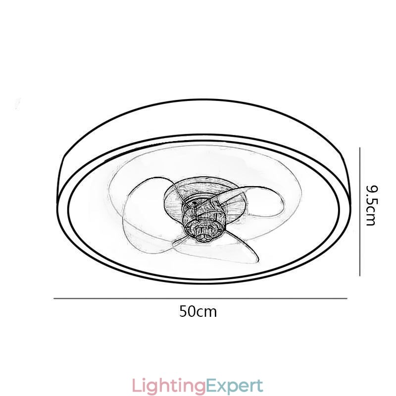 Modern Inverter Ceiling Fan Lights Remote Control Ceiling Light Fan Lamp