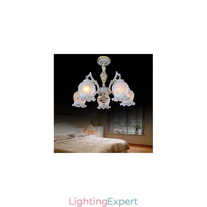 Chandelier Traditional Classic Vintage Retro Metal