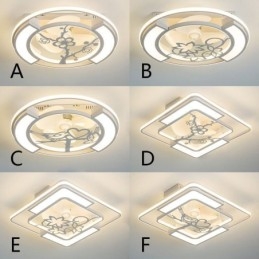 European Style Ceiling Fans With Light
