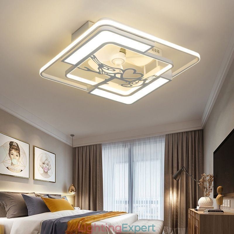 European Style Ceiling Fans With Light