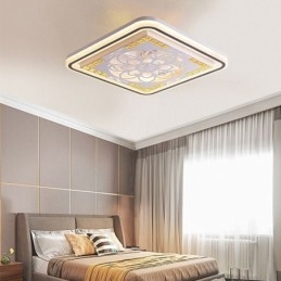 Intelligent Ceiling Fan With Light Stepless Dimming Decoration