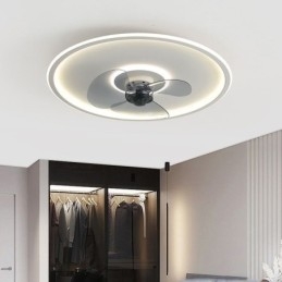 Macaron Ceiling Fan Light Remote Control Decor Ventilateur