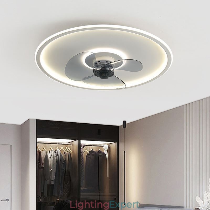 Macaron Ceiling Fan Light Remote Control Decor Ventilateur