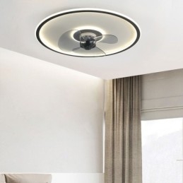 Macaron Ceiling Fan Light Remote Control Decor Ventilateur