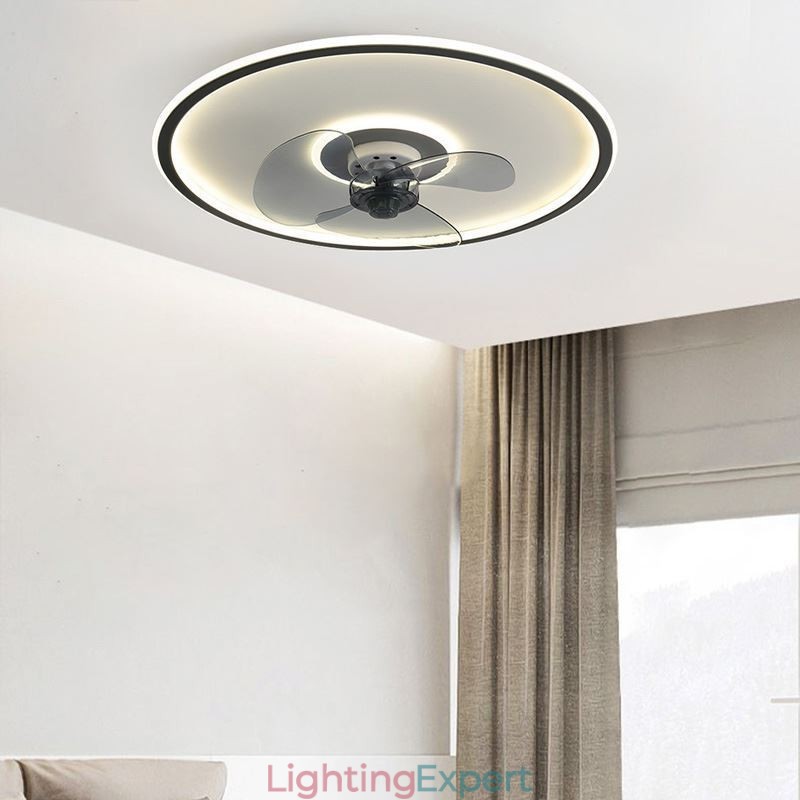 Macaron Ceiling Fan Light Remote Control Decor Ventilateur