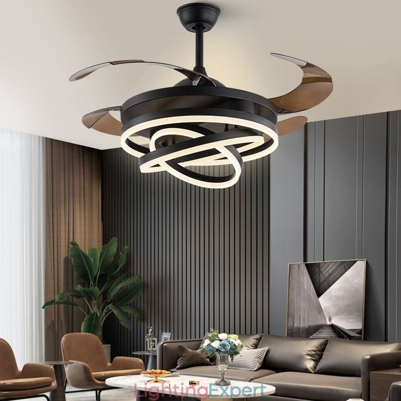 Creative Inverter Fan Chandelier Fan Light