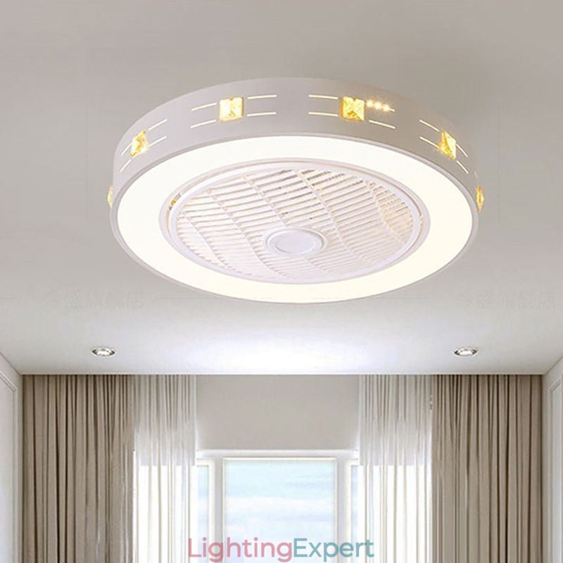 Ultra thin Ceiling Fan Light Invisible Ceiling Fan With Light