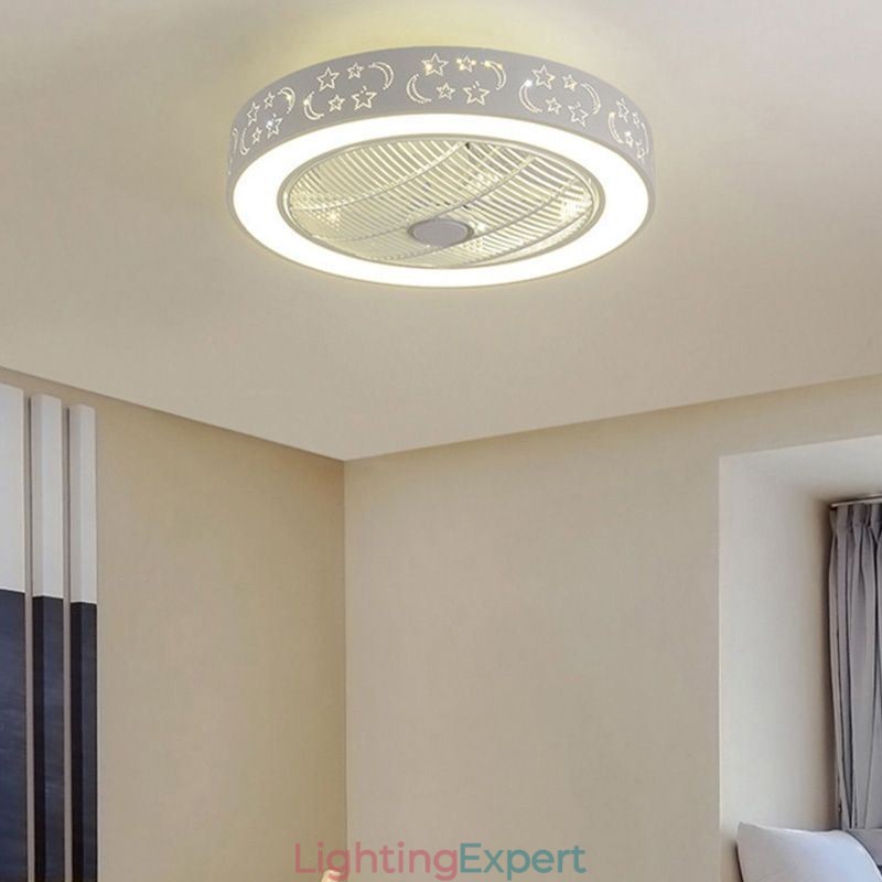 Ultra thin Ceiling Fan Light Invisible Ceiling Fan With Light