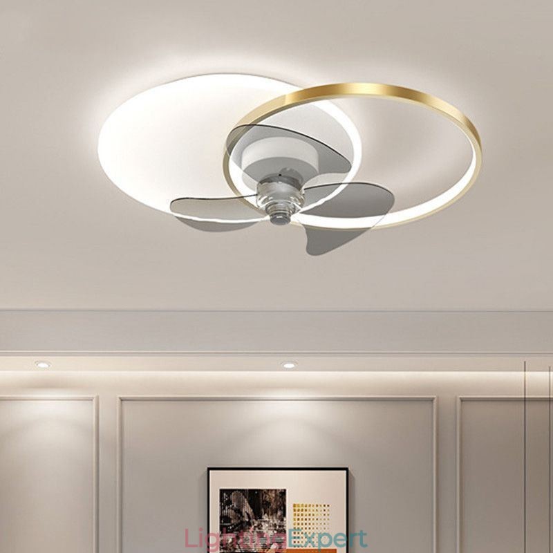 Ceiling Fan Lamp Modern Art Deco Lighting Fixtures